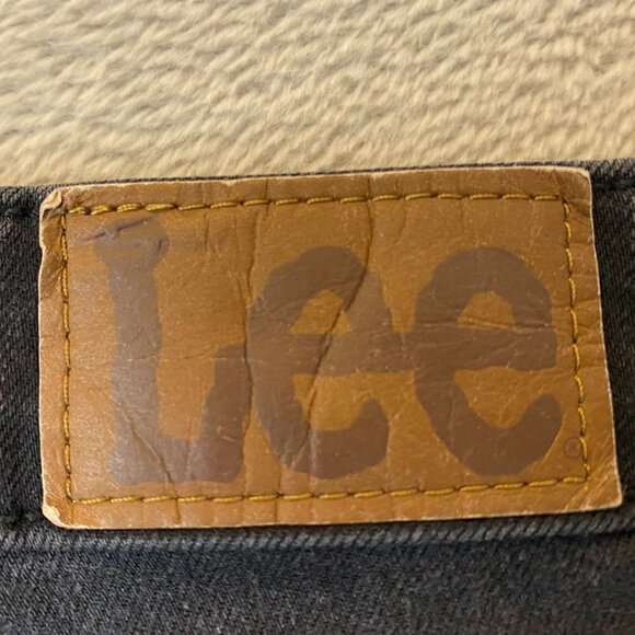 Lee Women's Jeans Size 14P Regular Fit Bootcut Mid-Rise Black Denim Casual Y2K - Picture 11 of 13